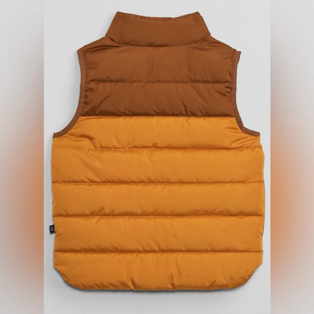 babyGAP ColdControl Colorblock Puffer Vest 2T Water Resistant Recycled Fill